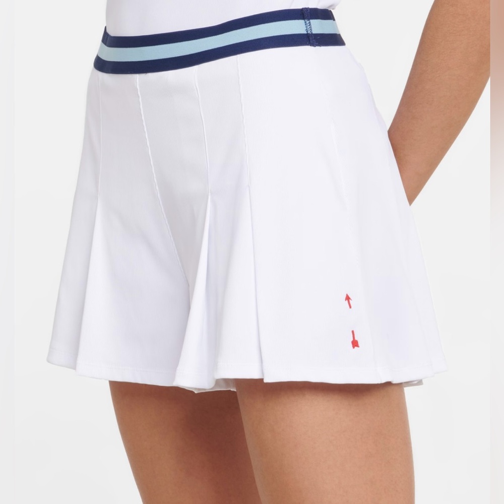 THE UPSIDE Ace Jayne tennis shorts pleated skirt-like silhouette w/Brief NWT